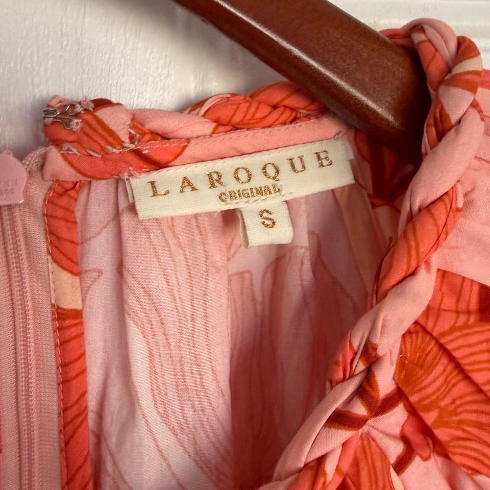 Laroque Margo Dress In The Sorbet Bloom Pattern - S View 3
